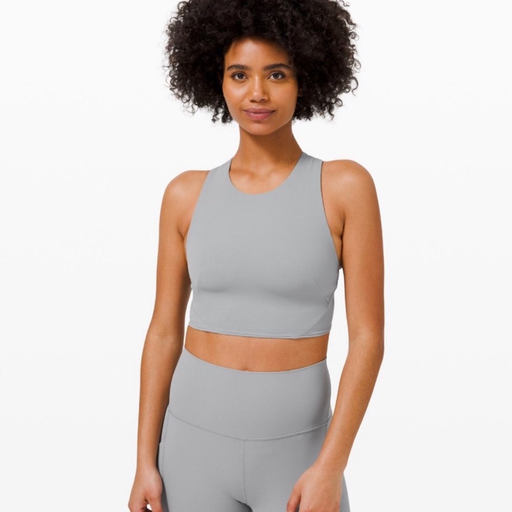 COPY - Lululemon Forward Fold Bra - Rhino Grey - size 6